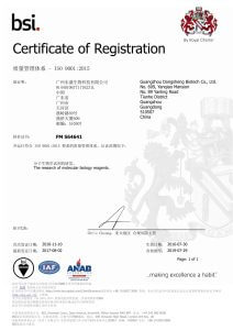 熱烈慶祝東盛公司榮獲ISO9001：2015質(zhì)量管理體系認(rèn)證